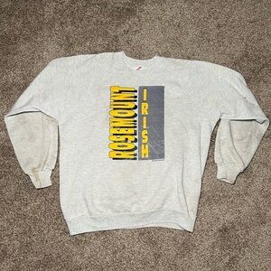 Vintage Rosemount Irish Crewneck Sweatshirt Y2K Minnesota